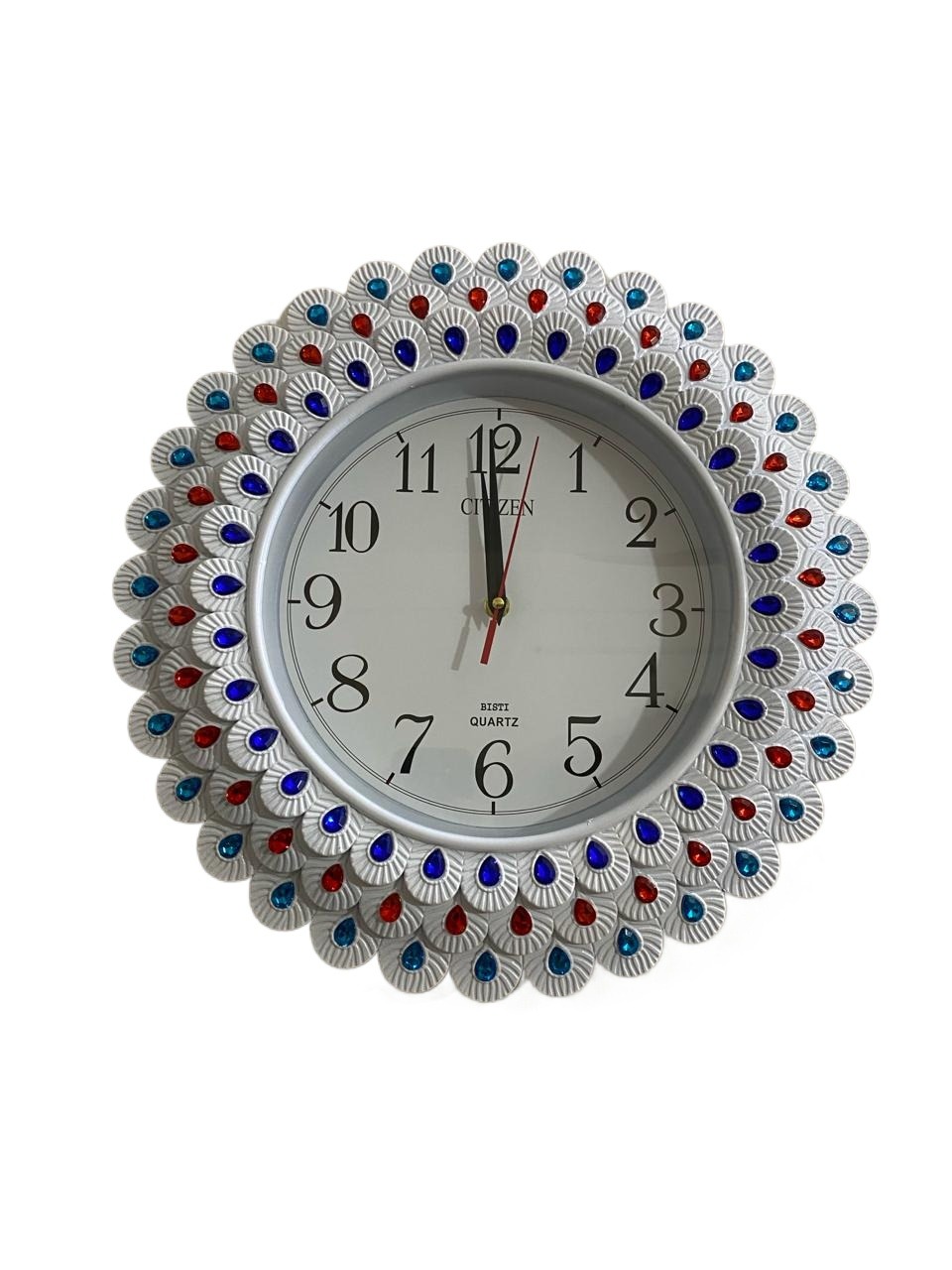 Picture of 40 CM Citizen Traditional Wall Clock Round Shape Vintage Fiber Made China Decorative Wall Clock
