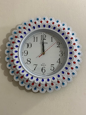 Picture of 40 CM Citizen Traditional Wall Clock Round Shape Vintage Fiber Made China Decorative Wall Clock