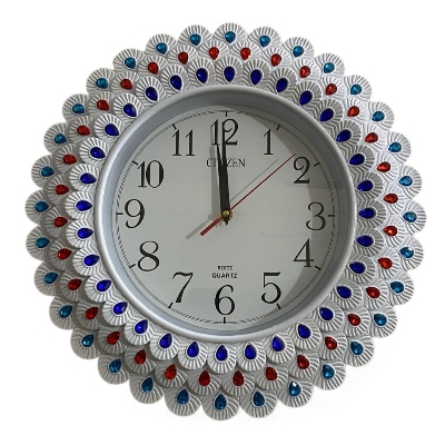 Picture of 40 CM Citizen Traditional Wall Clock Round Shape Vintage Fiber Made China Decorative Wall Clock
