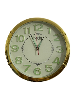 Picture of 34 CM Ajanta Radium Traditional Wall Clock Round Shape Vintage Fiber Made China Decorative Wall Clock