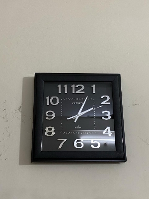 Picture of 40 CM Citisun Traditional Wall Clock Square Shape Vintage Fiber Made China Decorative Wall Clock