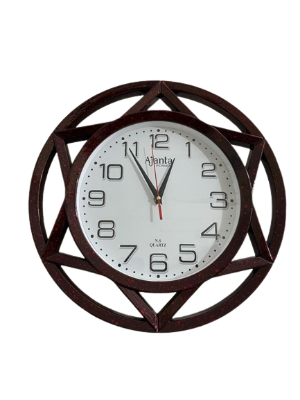 Picture of 38 CM AjantaTraditional Wall Clock Round Shape Vintage Fiber Made China Decorative Wall Clock