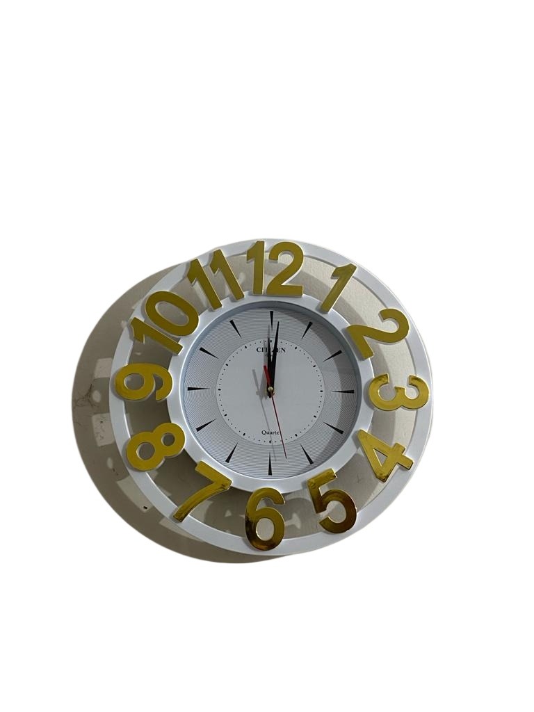Picture of 43 CM Citizen Traditional Wall Clock Round Shape Vintage Fiber Made China Decorative Wall Clock