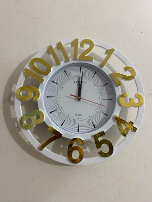Picture of 43 CM Citizen Traditional Wall Clock Round Shape Vintage Fiber Made China Decorative Wall Clock