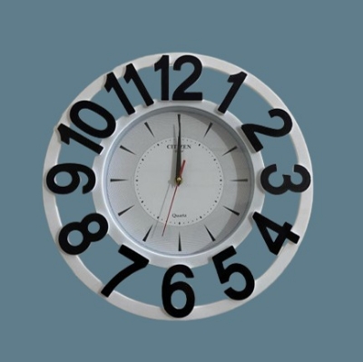 Picture of 43 CM Citizen Traditional Wall Clock Round Shape Vintage Fiber Made China Decorative Wall Clock