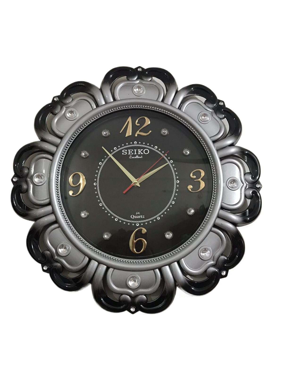 Picture of 48 CM Vintage Fiber Made Seiko Round Shape Decorative Wall Clock