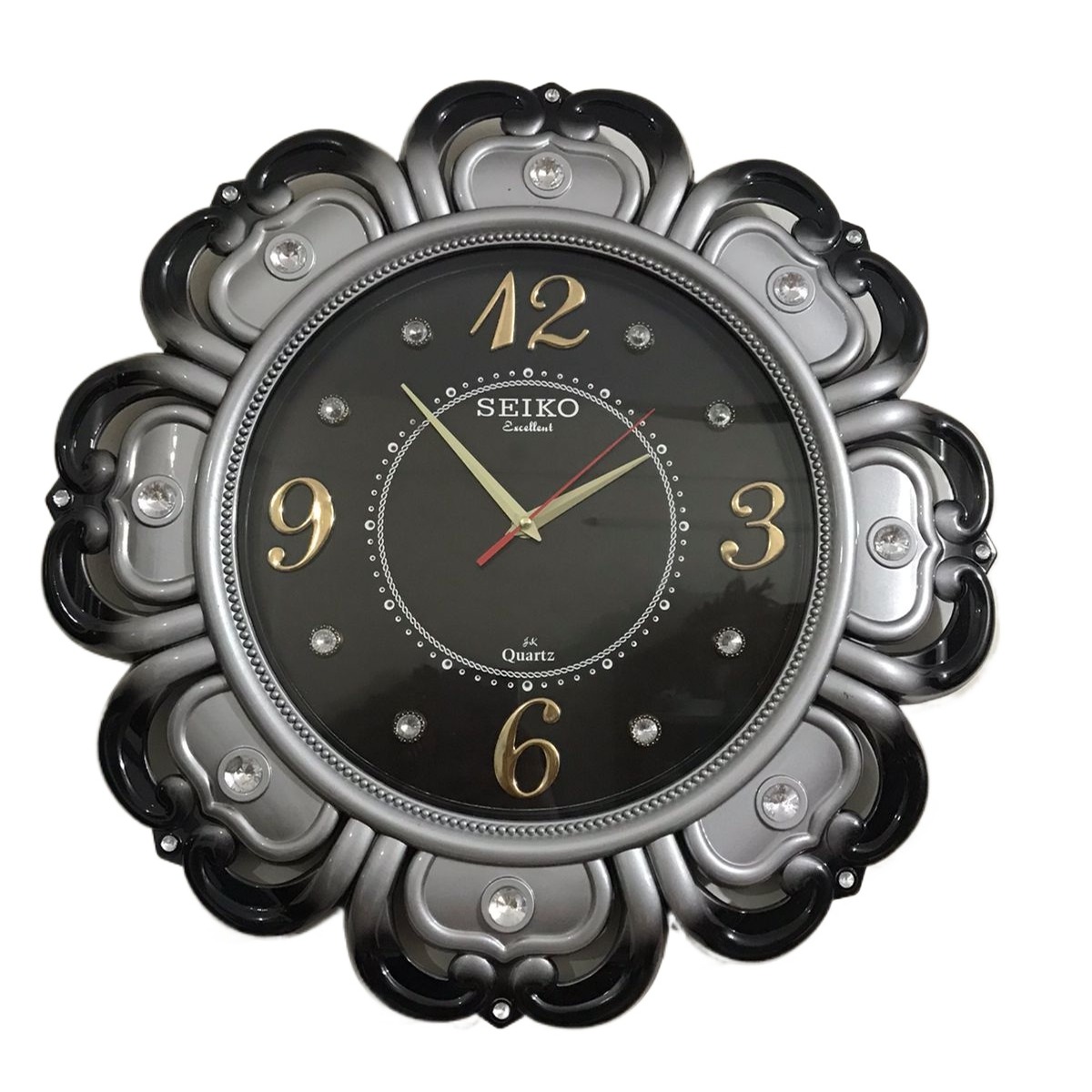 Picture of 48 CM Vintage Fiber Made Seiko Round Shape Decorative Wall Clock