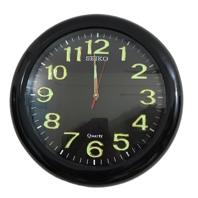 Picture of Vintage Fiber Made Seiko Round Shape Decorative Wall Clock