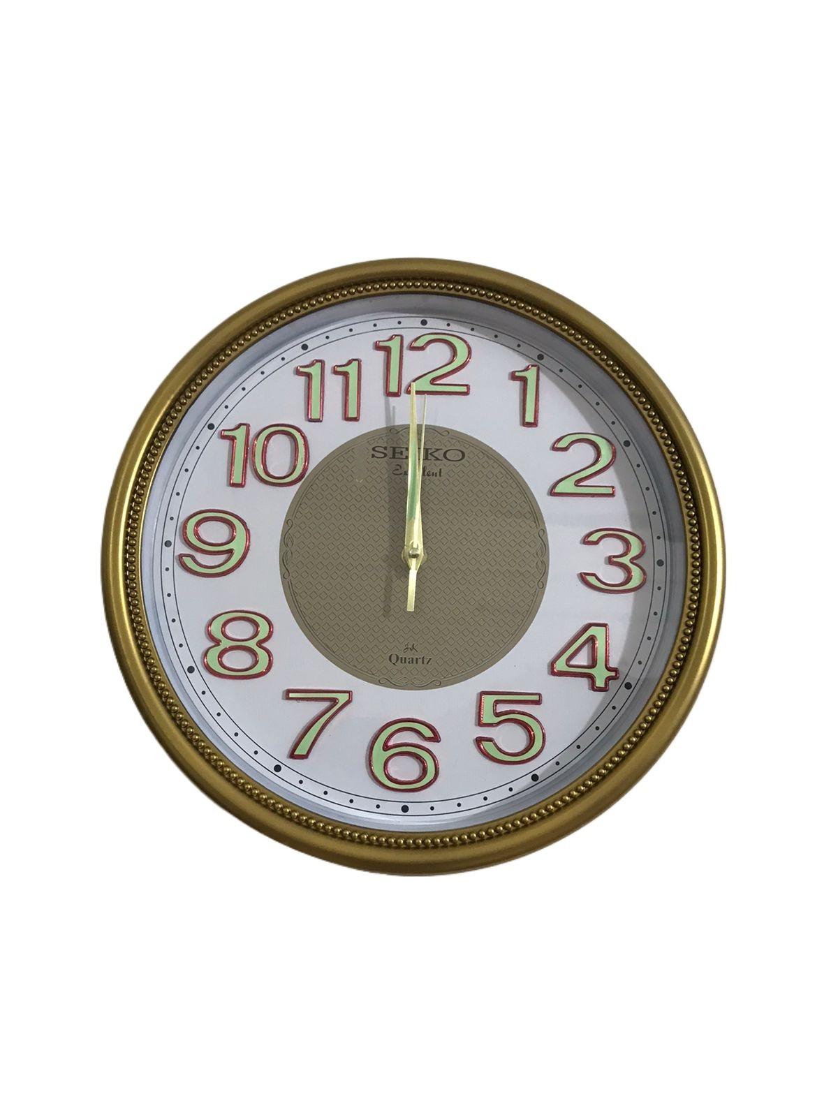Picture of 40 CM Decorate with Distinction: Ajanta Round Shape Decorative Wall Clock - 45cm of Vintage Charm in Fiber Material