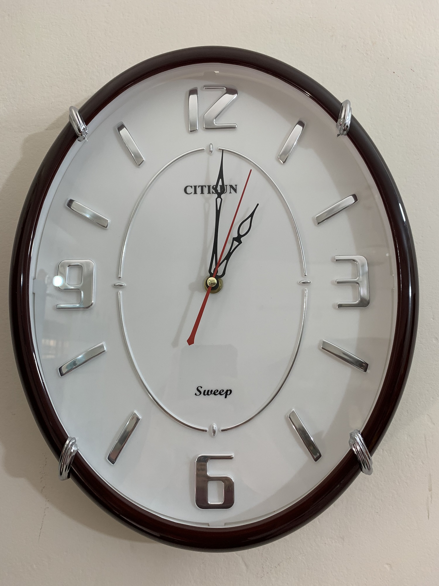 Picture of 36 CM Vintage Fiber Made Citisun Decorative Wall Clock
