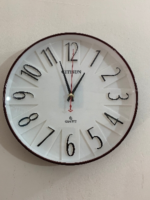 Picture of 28 CM Vintage Fiber Made Citisun Decorative Wall Clock