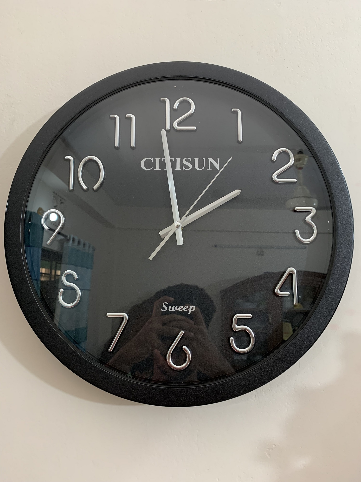 Picture of 41 CM Vintage Fiber Made Citisun Decorative Wall Clock