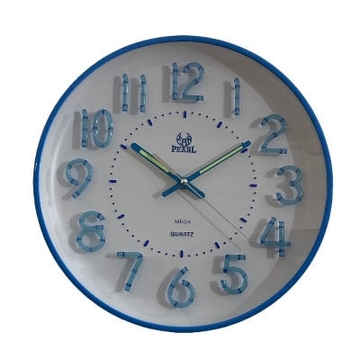 Picture of 31 CM Vintage Fiber Made Pearl Decorative Wall Clock -31cm