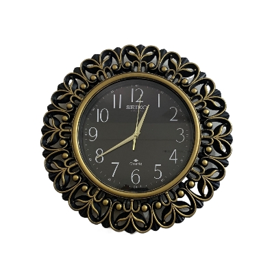 Picture of 45 CM Vintage Fiber Made Seiko Decorative Wall Clock - 45 cm