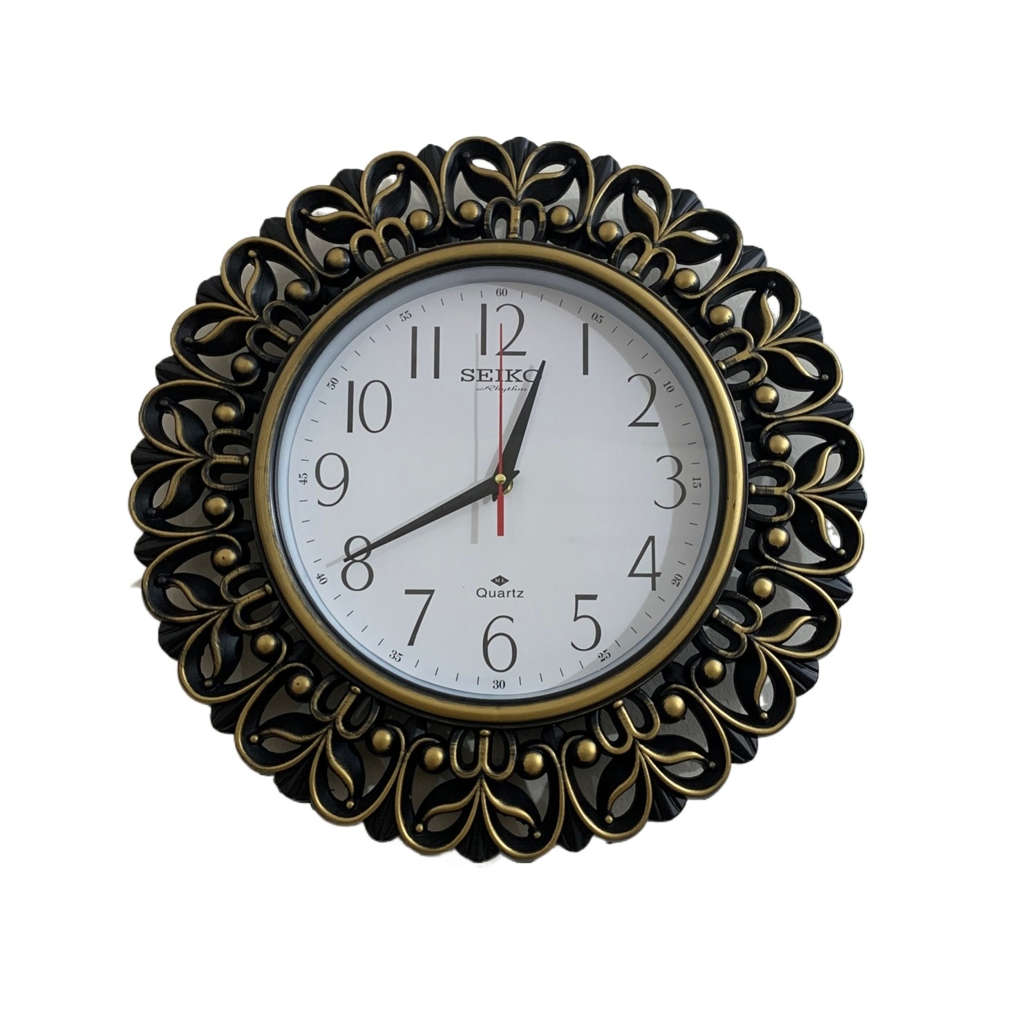 Picture of 45 CM Vintage Fiber Made Seiko Decorative Wall Clock - 45 cm