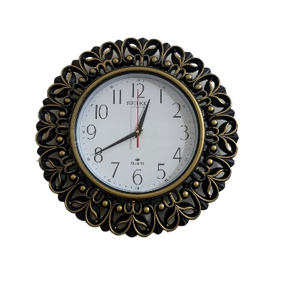 Picture of 45 CM Vintage Fiber Made Seiko Decorative Wall Clock - 45 cm