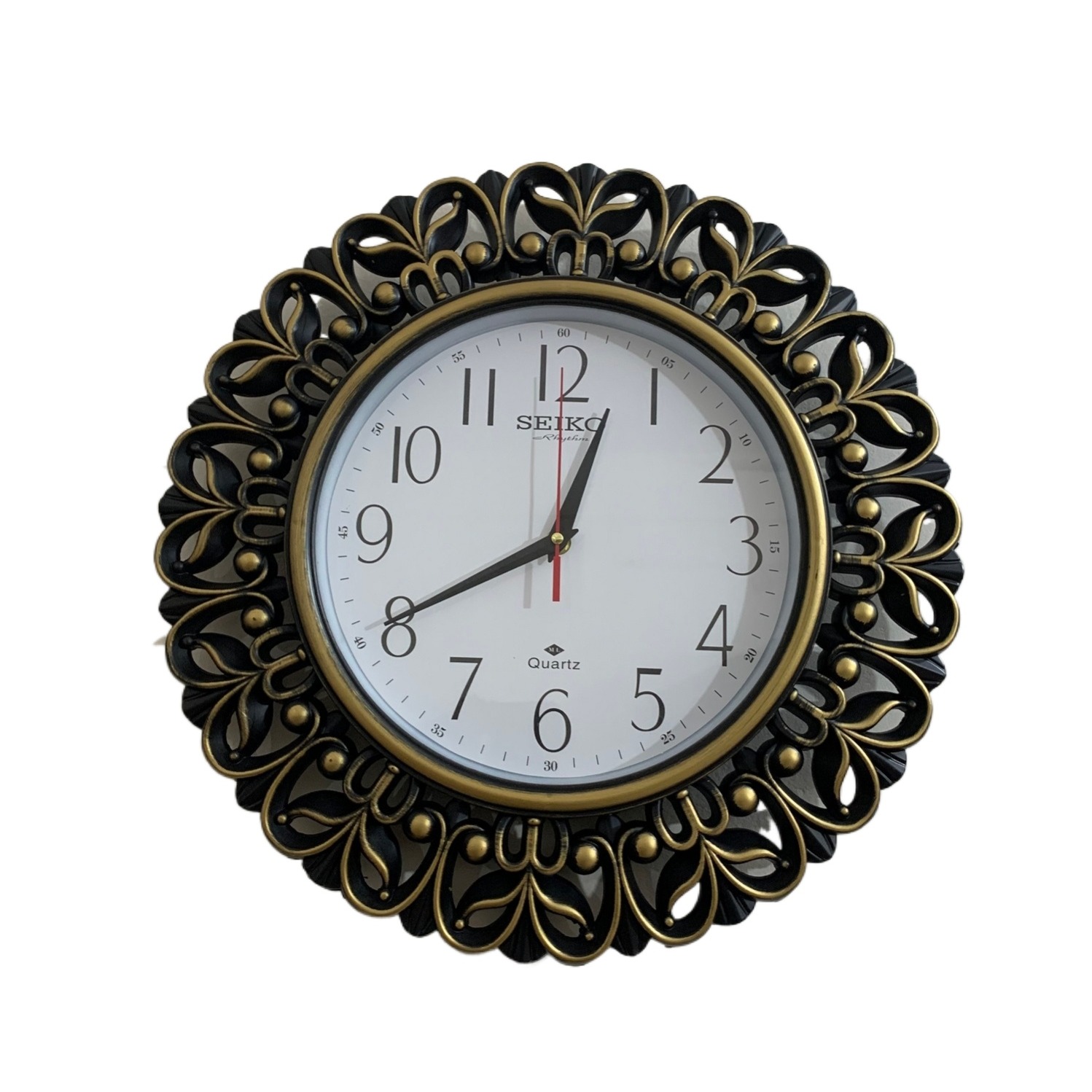 Picture of 45 CM Vintage Fiber Made Seiko Decorative Wall Clock - 45 cm