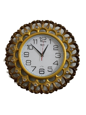 Picture of 39 CM Vintage Fiber Made Ajanta Decorative Wall Clock - 39 cm