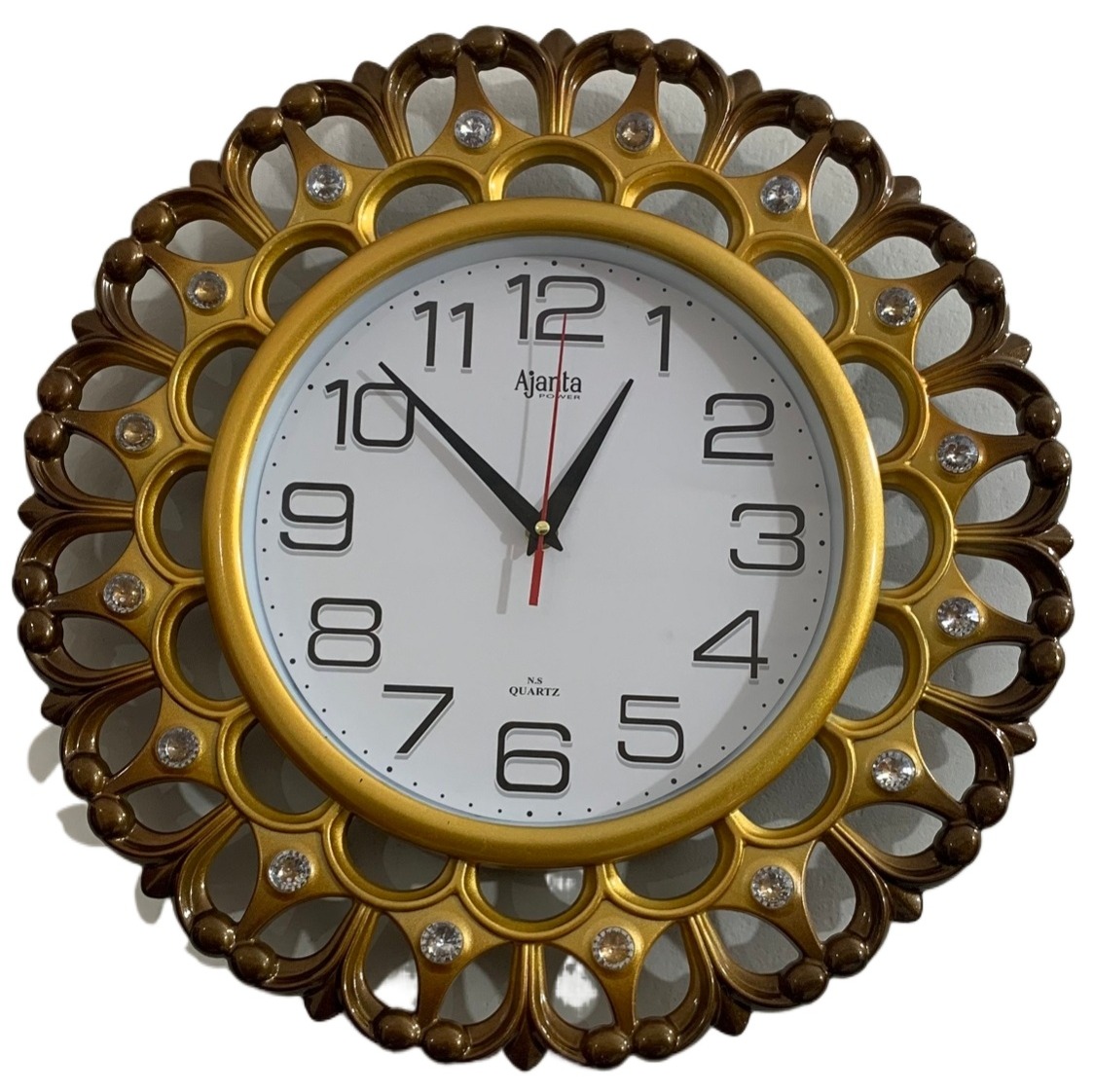 Picture of 39 CM Vintage Fiber Made Ajanta Decorative Wall Clock - 39 cm