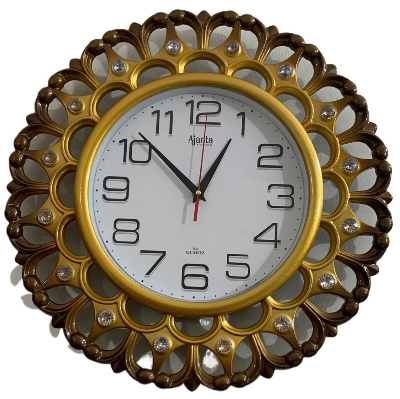 Picture of 39 CM Vintage Fiber Made Ajanta Decorative Wall Clock - 39 cm