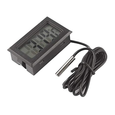 Picture of TL8009 TL 8009 Digital LCD Display With Thermometers Temperature Meter Gauge Thermometer Sensor Temperature Sensor Outdoor 1M Length Cable Sensor Probe Temperature Meter