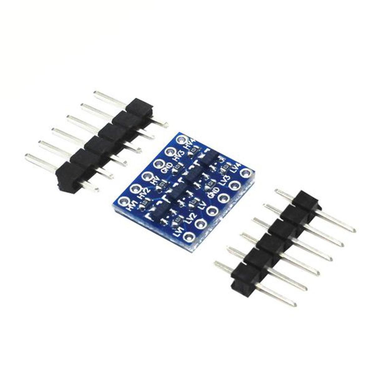 Picture of 4CH LOGIC Converter 4 CHANNELS Logic Level Converter Four Channel 3.3V To 5V Bi-Directional IIC I2C Converter Module 4-Channel Logic Level Converter Module Electrical Circuitry & Parts