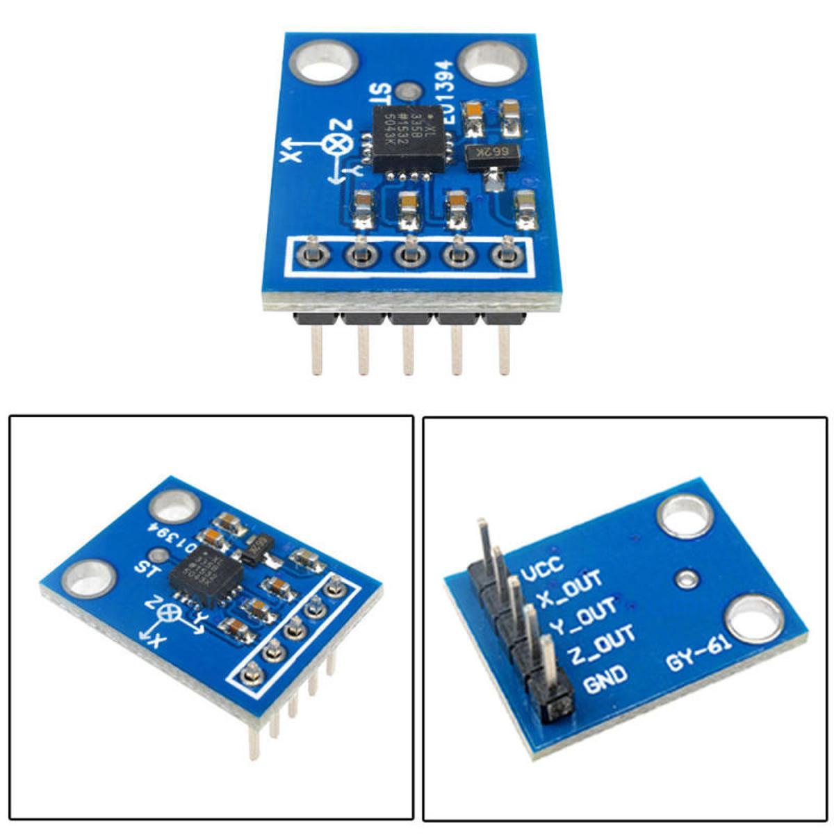Picture of GY-61 ADXL335 ADXL 335 Accele-rometer 3-Axis 5 Pin Analog Output Module Ang-ular Tran-sducer 3V 5V For Arduino Ang-ular Sensor Ti-lt Angle Board Electrical Circuitry & Parts