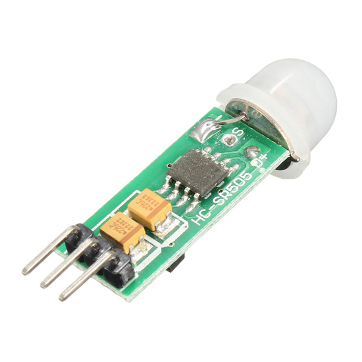Picture of Mini PIR Motion Sensor HC-SR505 HCSR505 DC 4.5-20V IR Pyr-oelectric Infrared PIR Motion Detector Sensor Module With Lens Human Motion Body Movement Detector Intelligent Sensor For Arduino