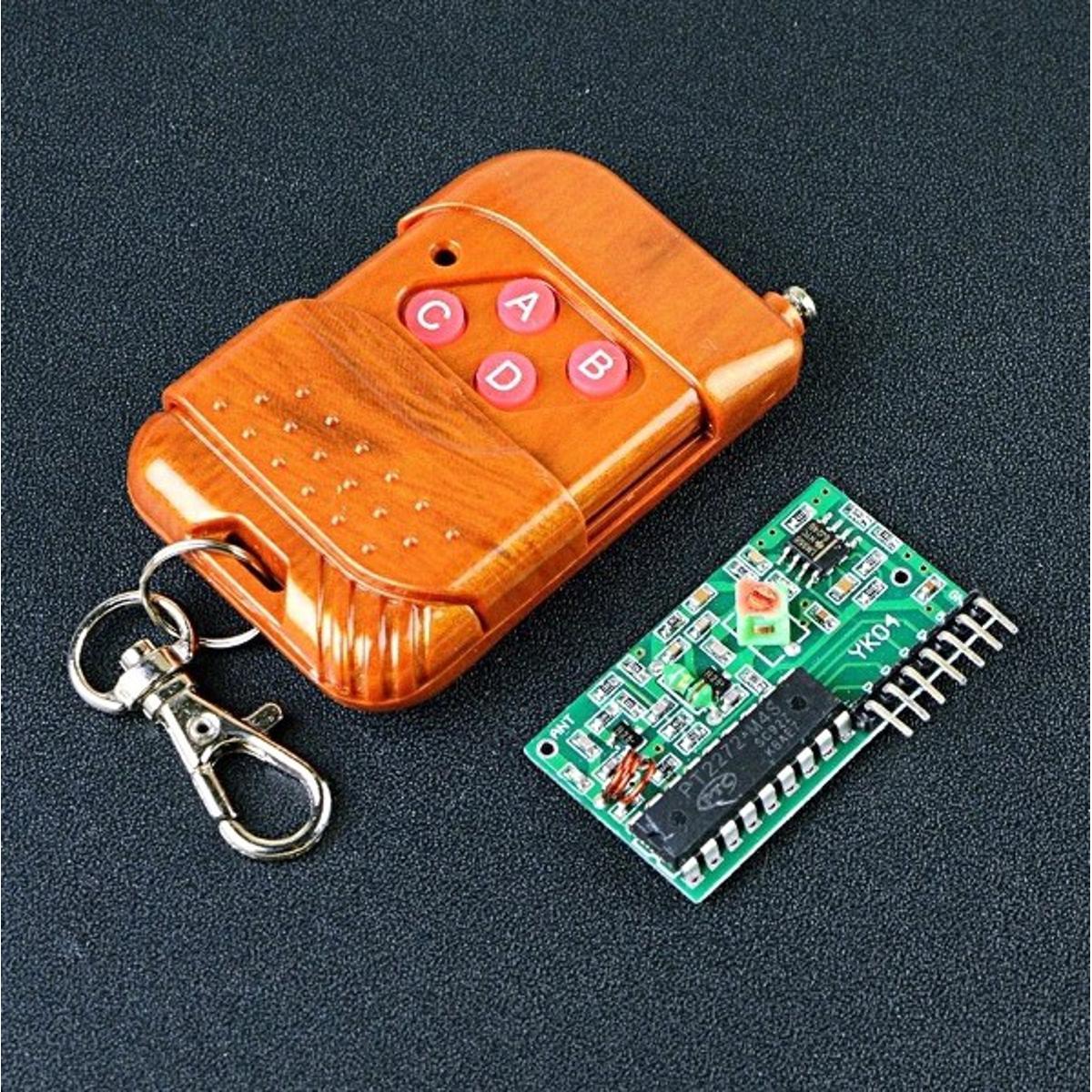 Picture of 4Ch 4 Channel Rf Remote Controllers 4 Keys Tran-Smitter Rec-Eiver Module Four Channel For Arduino Electronics Circuitry & Parts - Solar Panel - solar charge controller