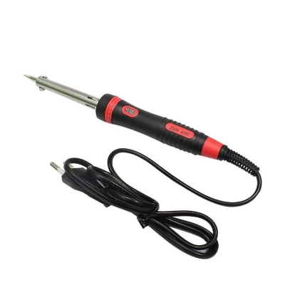 Picture of 60W Soldering Iron Electric Solder Iron AC 220V 60W External Heat Hand Tools Pen Type With Indicator Light 60 Watt Tatal 