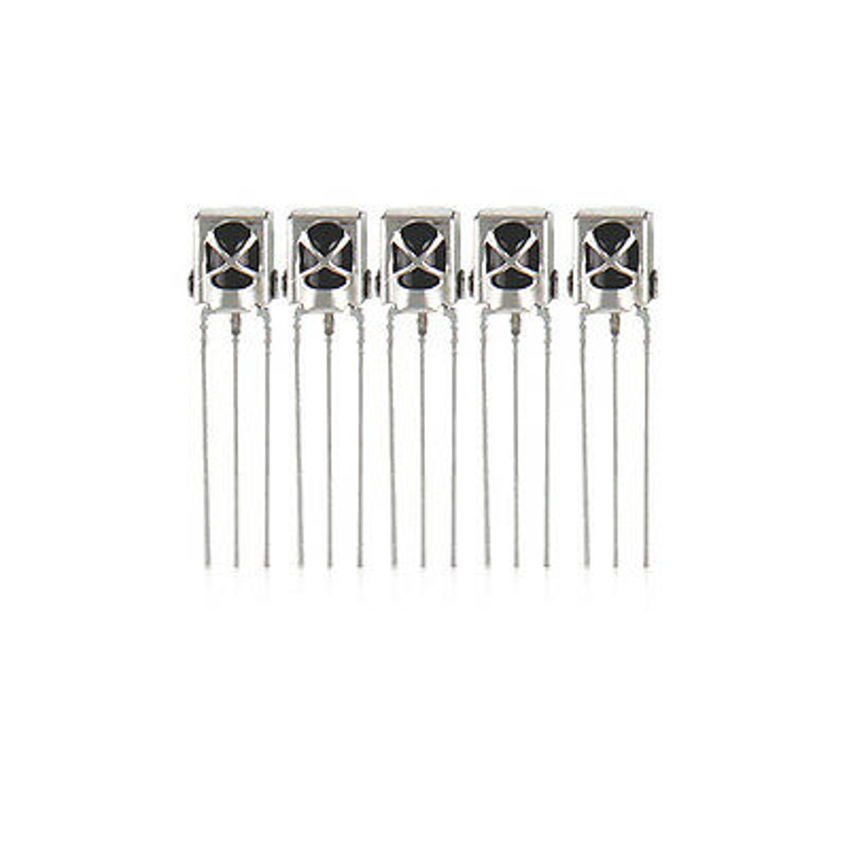 Picture of 5Pcs- STEEL SHELL With IR RECEIVER Head With Iron Shell Remote Control Photoelectric Switches IR LED Infrared Receiver Sensor Lights