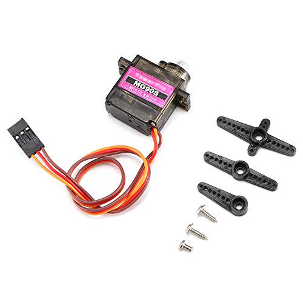 Picture of MG90S MG90 DC 4.8V 6V Metal Gear Servo Motor 180° Degree Rotation Standard Quality For Electronics Project Arduino DIY