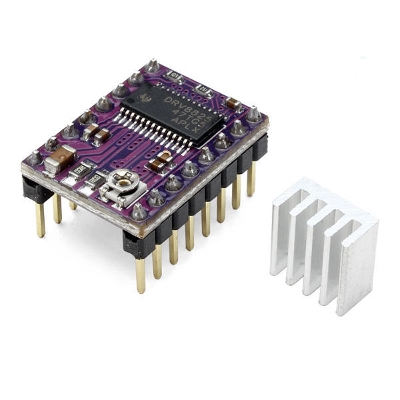 Picture of DRV8825 Stepper Motor Driver DRV8825 Module With Heat Sink Stepper Motor Driver DRV 8825 For 3D Printers Control Board