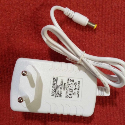 Picture of 12V 2A WHITE AC 220V To DC 12V 2A Power Supply Adapters Chargers 12V 2Amp Chargers Adaptors For Camera LED Strip Lights