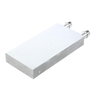 Picture of 80mm Aluminum Alloy 80x40x12mm Water Cooling Water Block Heatsink Head For Liquid Cooler Fan Cooling Radiator TEC12706 TEC1-12706 Peltier Heat Sinks DIY