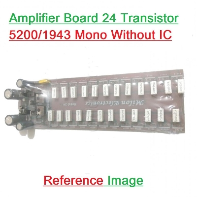 Picture of 24 Transistors Amplifier Circuit Board For 5200 & 1943 IC Mono Amplifiers Board 24 Transistor IC Not Included In This Board Home Entertainment & Amplifiers