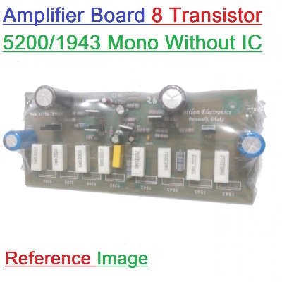 Picture of 8 Transistors Amplifier Circuit Board For 5200 & 1943 IC Mono Amplifiers Board 8 Transistor IC Not Included In This Board Home Entertainment & Amplifiers