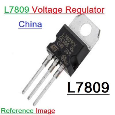 Picture of 2Pcs- CHINESE LM7809 L7809CV L7809 7809 9V 1.5A Voltage Regulator IC 3 Pin TO-220 Package Fixed 9V Positive Voltage Regulator IC Chip Electrical Circuitry & Parts
