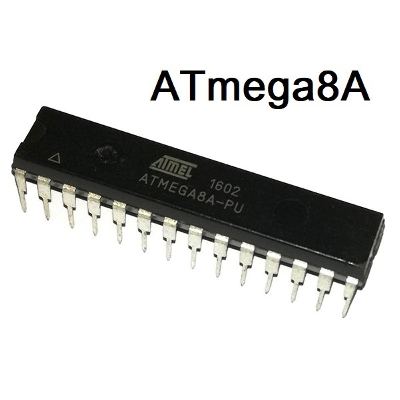 Picture of ATMEGA8A-PU ATMEGA8A ATMEGA8 16MHz 8KB 8-Bit DIP 28 Pin Atmel Atmega AVR Microcontroller IC Electrical Circuitry & Parts