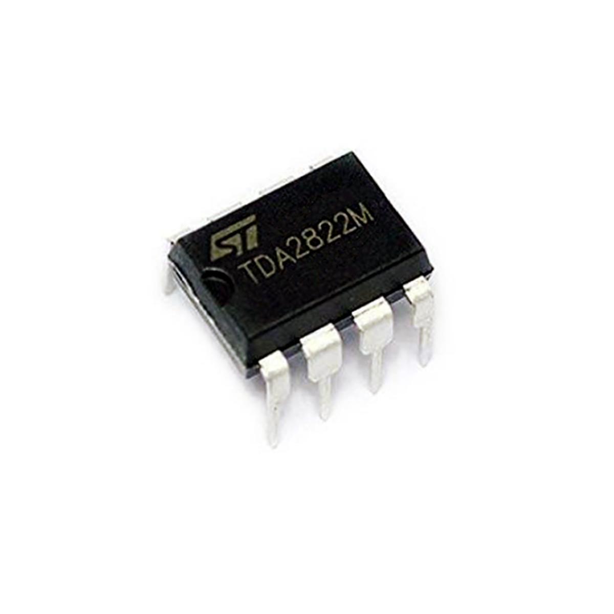 Picture of 2Pcs- TDA2822 TDA 2822 OPAMP DC 1.8V 12V 1W Stereo Audio Amplifiers IC Dual In Line Package Low Voltage Power Amplifier DIP 8 Pin IC