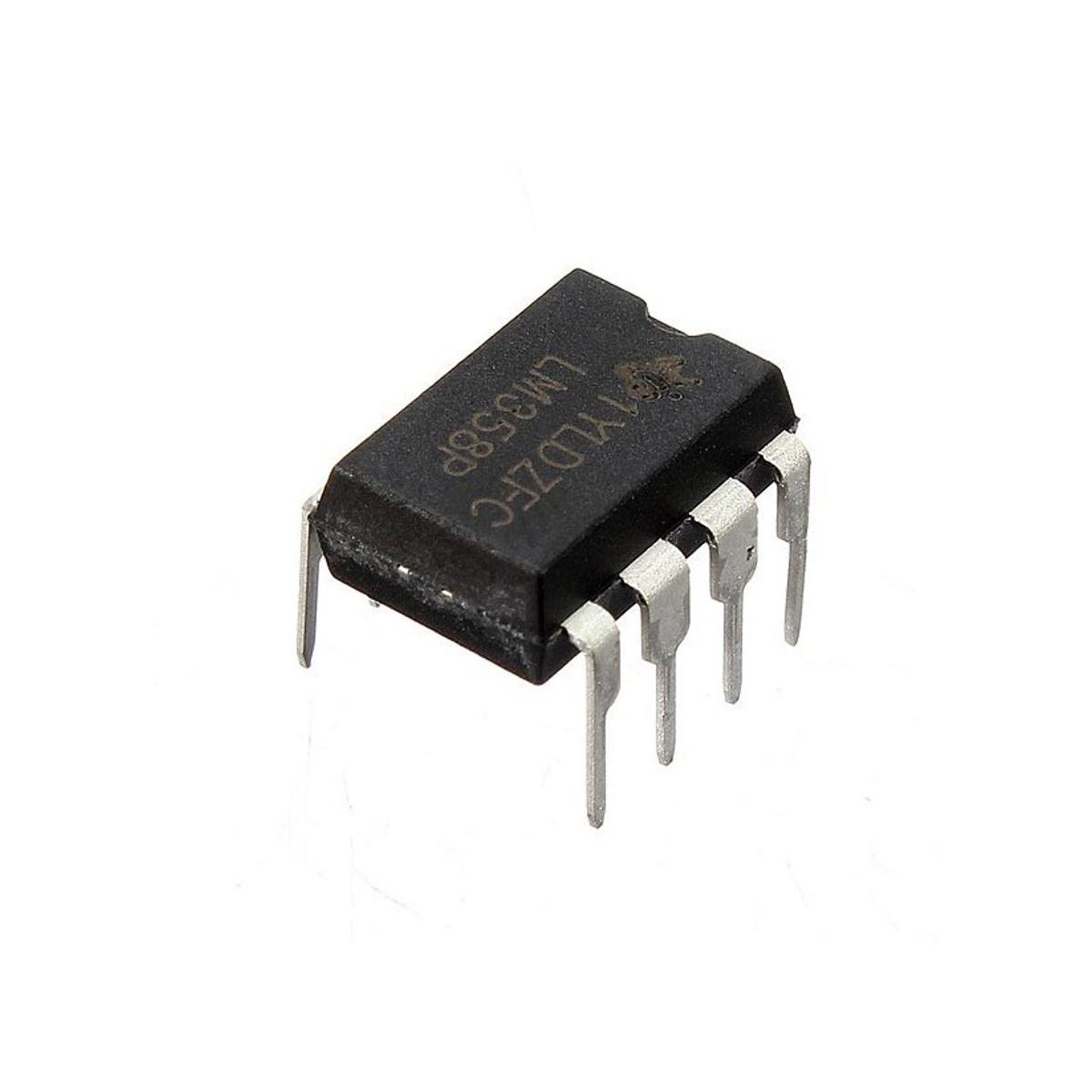 Picture of 5Pcs- LM358 LM358P LM358N Operational Amplifiers IC Low Power Dual Operational Amplifiers LM 358 DIP 8 Pin Chip IC