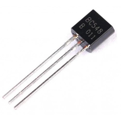 Picture of 25Pcs- BC548B BC548 BC-548 BC 548 30V 100mA NPN 3 Pin Leads General Purpose Transistors BC 548 NPN 3 Pin TO-92 Package Bipolar Low Power Transistor