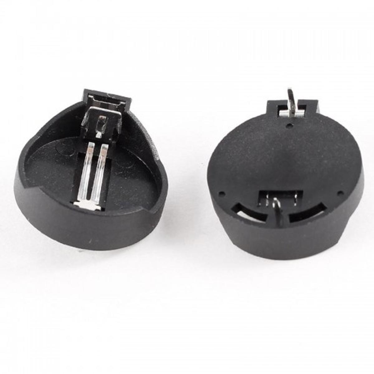 Picture of 5Pcs- CMOS BATTERY HOLDER CR2032 CR-2032 2032 PCB Mount Battery Holder Button Coin Cell Batteries Case Box For Motherboard RTC 
