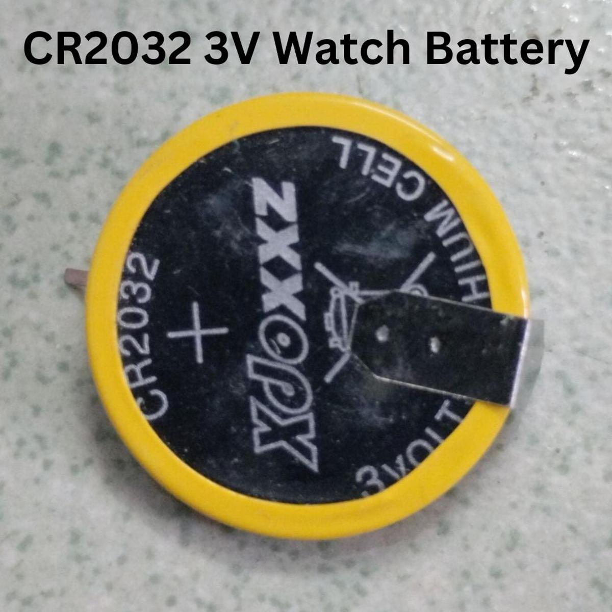 Picture of CR2032 Battery 3V CR2032 Watch Battery CR2032 Button Cell Battery CR2032 Coin Cell Battery CR2032 Lithium Cell Battery 3V Battery For Watch