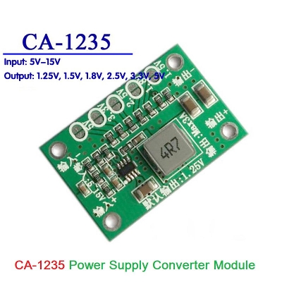 Picture of CA-1235 1235 DC DC Step Down BUCK Converter Adapters Power Supply Module MP1495 Chip Output DC 1.25V 1.5V 1.8V 2.5V 3.3V 5V Adjustable Input DC 3A 5V-15V