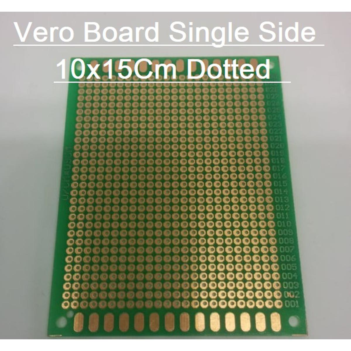 Picture of 15x10cm Dot Veroboard SINGLE Side DOTTED 9x7cm Glass Fiber Stripboard PCB Printed Circuit Board Project Board For Prototyping Weld Soldering Arduino DIY