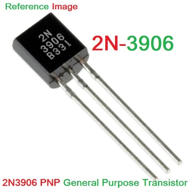 Picture of 10Pcs- 3906 Transistor 2N3906 Transistor 2N-3906 PNP Transistor BJT 40V 200mA 600mW Transistors PNP 3 Pin Leads TO-92 Package