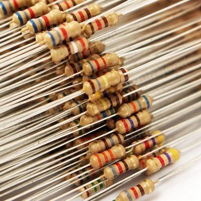 Picture of 50Pcs- 15 Ohm Resistor 5% 15 Ohm Carbon Film 15 Ohm Resistors 1/4W Resistance 0.25 Watt 5% Tolerance Fixed Resistors 2 Pin Leads