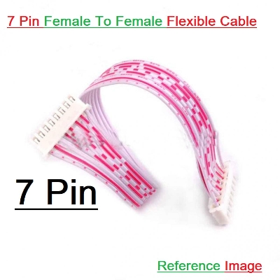 Picture of F-F 7Pin Female To Female 7 Pin Flexible 2.54mm Pitch JST XH Connector 27cm Wire With Cables For Projects Audio Video Sound Cables DIY