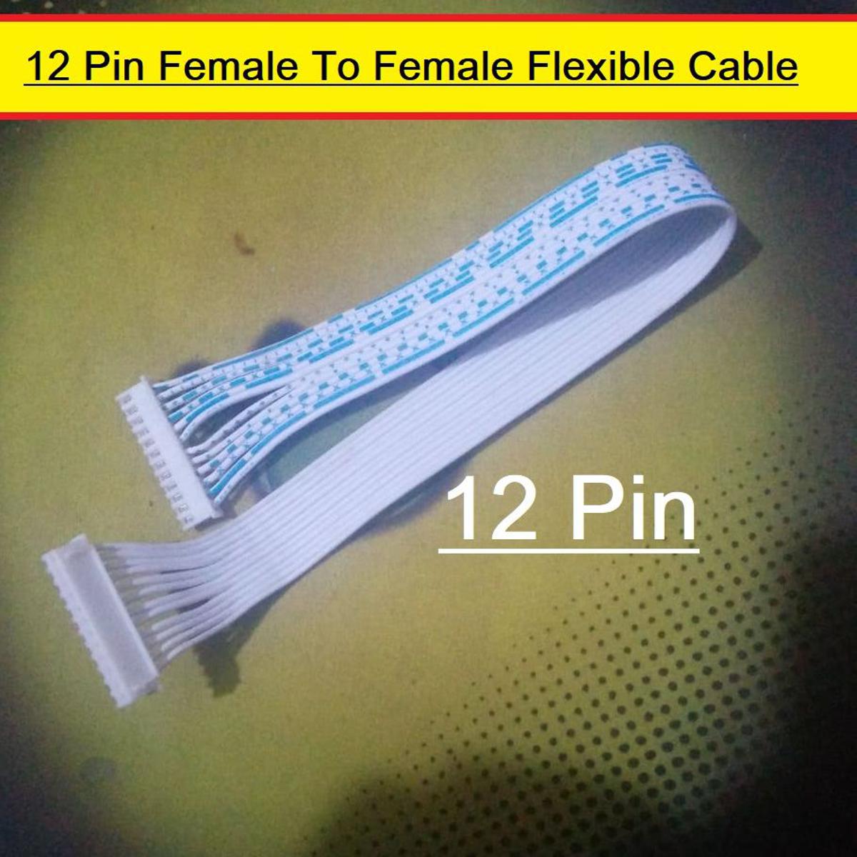 Picture of F-F 12Pin Female To Female 12 Pin Flexible 2.54mm Pitch JST XH Connector 27cm Wire With Cables For Projects Audio Video Sound Cables DIY